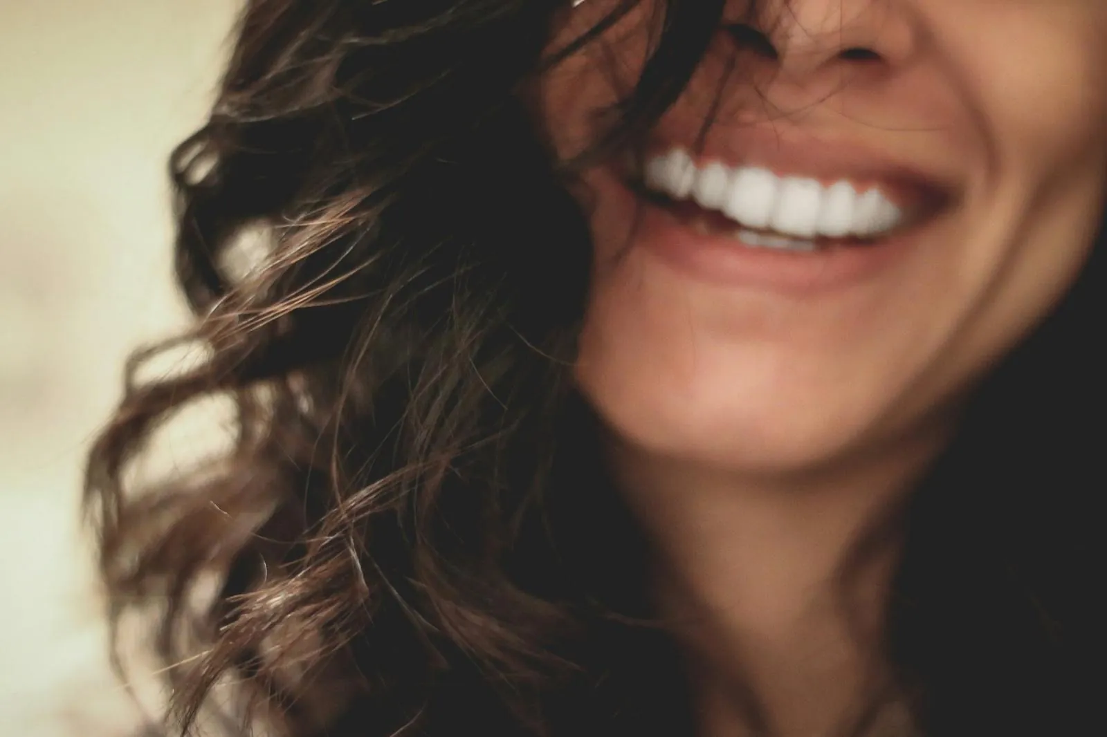 A relaxed, natural smile